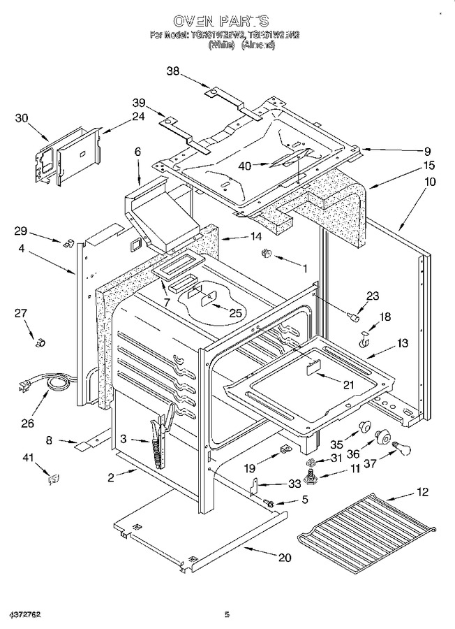 Diagram for TGR61W2BW2