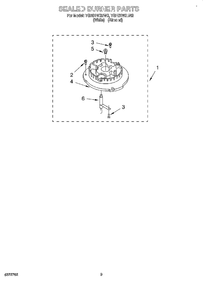 Diagram for TGR61W2BW2