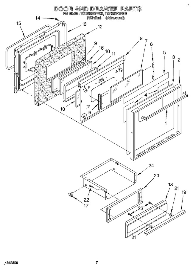 Diagram for TGR88W2BW0