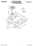 Diagram for 01 - Cooktop Parts