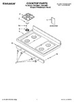 Diagram for 01 - Cooktop Parts