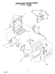 Diagram for 09 - Dispenser Front