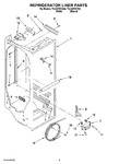 Diagram for 02 - Refrigerator Liner Parts