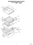 Diagram for 03 - Refrigerator Shelf Parts