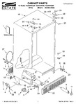 Diagram for 01 - Cabinet Parts