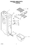 Diagram for 04 - Freezer Liner Parts