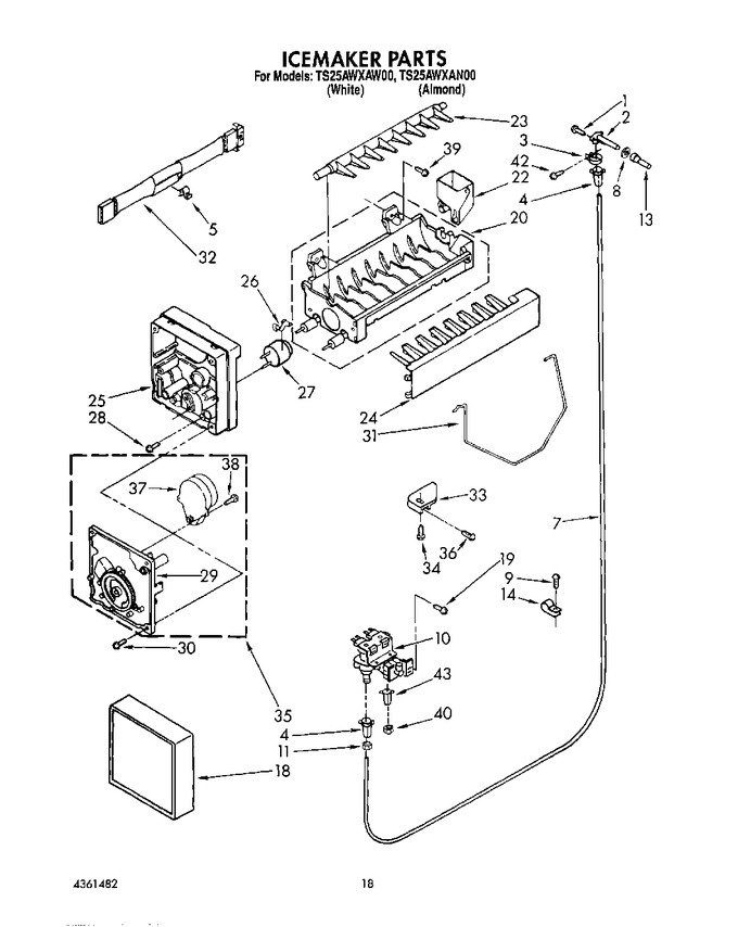 Diagram for TS25AWXAW00