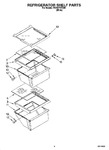 Diagram for 03 - Refrigerator Shelf Parts