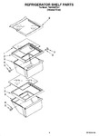 Diagram for 03 - Refrigerator Shelf Parts