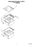 Diagram for 03 - Refrigerator Shelf Parts