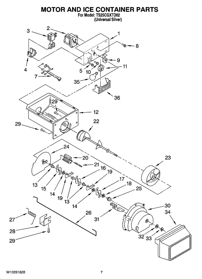 Diagram for TS25CGXTD02