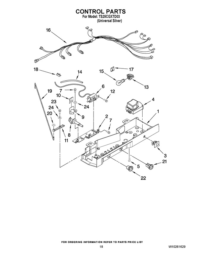 Diagram for TS25CGXTD03