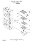 Diagram for 04 - Freezer Liner Parts