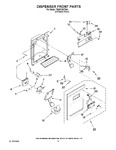 Diagram for 08 - Dispenser Front Parts