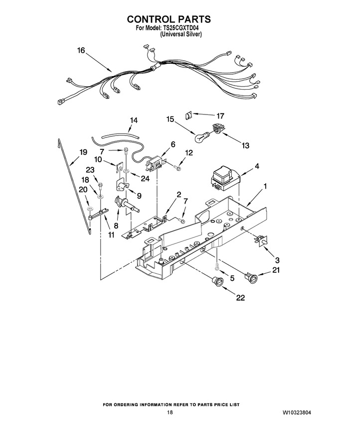 Diagram for TS25CGXTD04