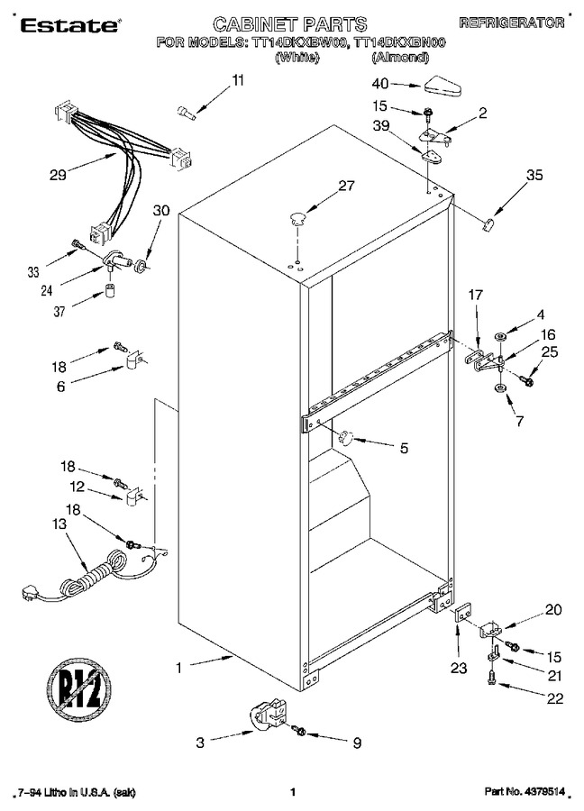 Diagram for TT14DKXBN00