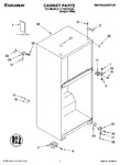 Diagram for 01 - Cabinet Parts