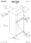 Diagram for 01 - Cabinet Parts