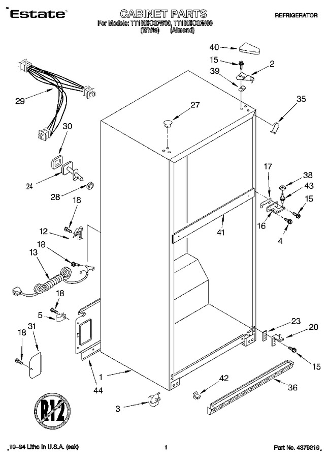 Diagram for TT18DKXDW00