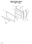 Diagram for 02 - Freezer Door Parts