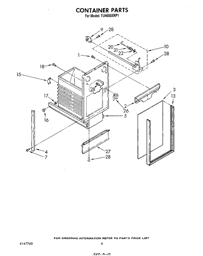 Diagram for TU4000XRP1