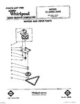 Diagram for 01 - Motor And Drive, Lit/optional