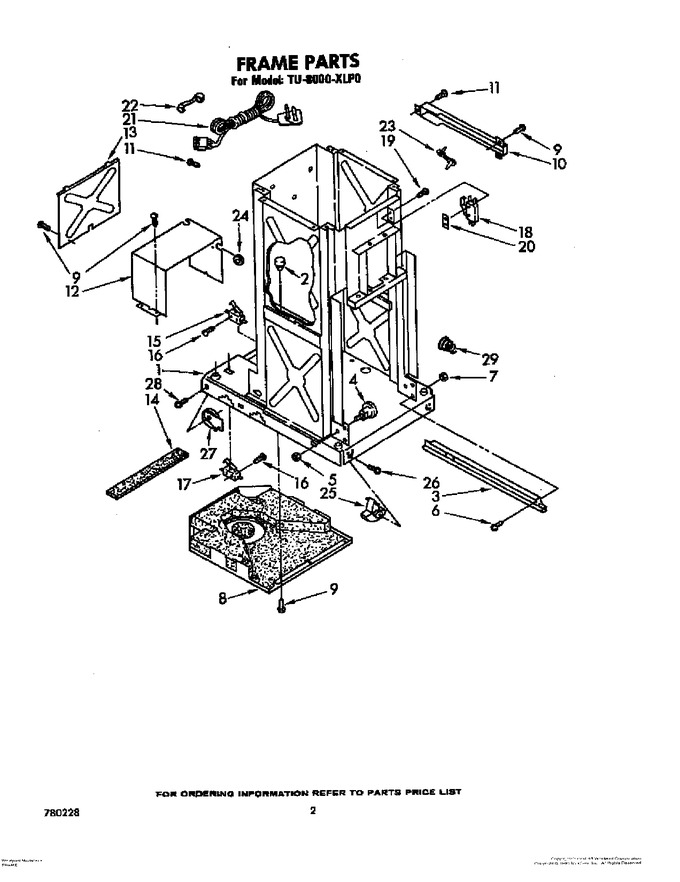 Diagram for TU8000XLP0