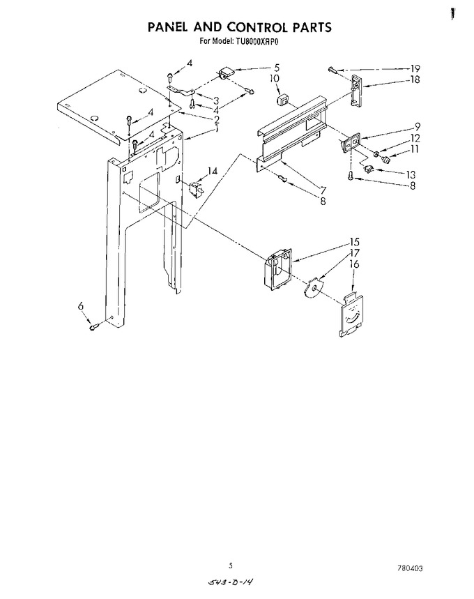 Diagram for TU8000XRP0