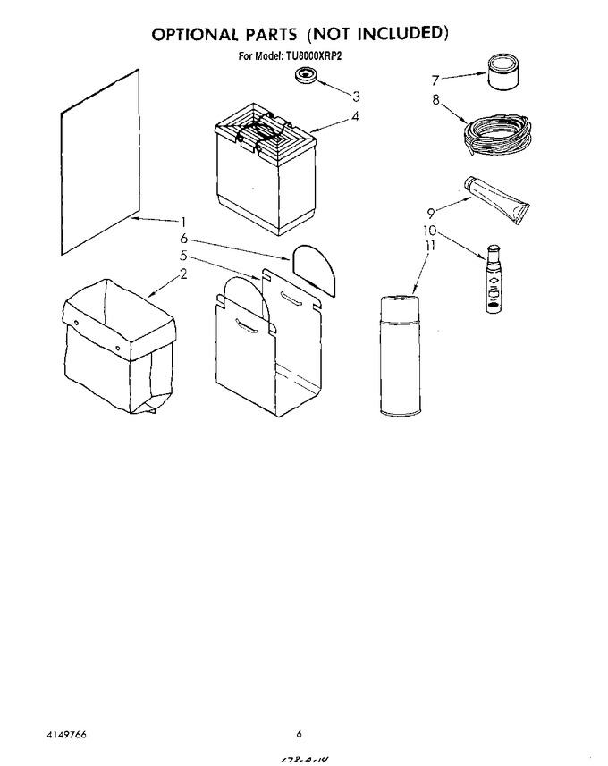 Diagram for TU8000XRP2