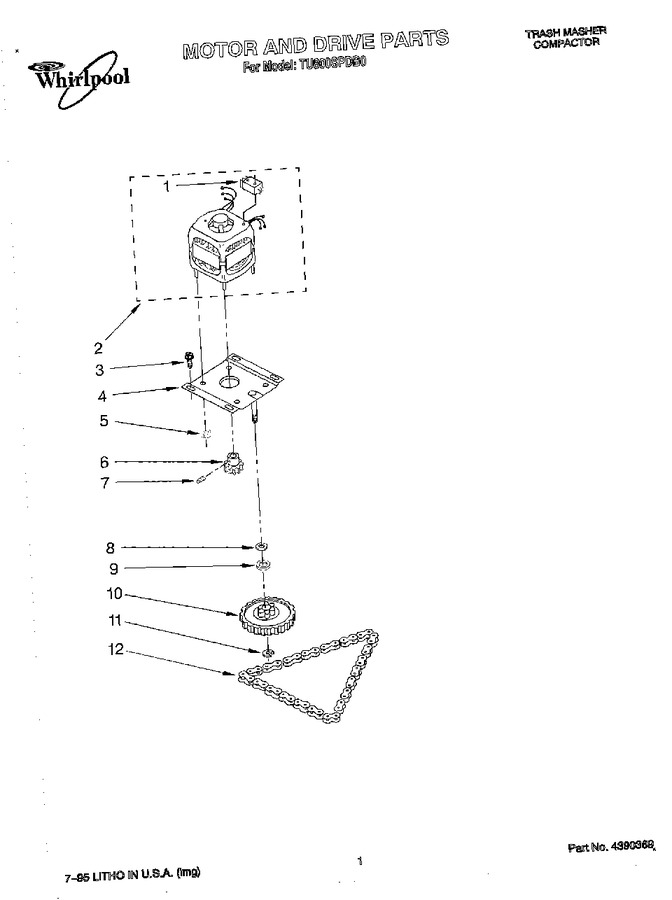 Diagram for TU800SPDB0