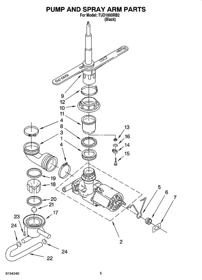 Diagram for TUD1000RB2