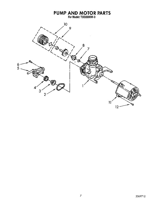 Diagram for TUD2000W0