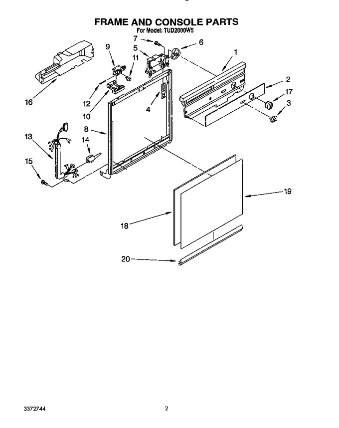 Diagram for TUD2000W5