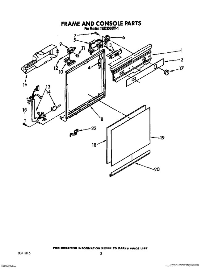 Diagram for TUD3000W1