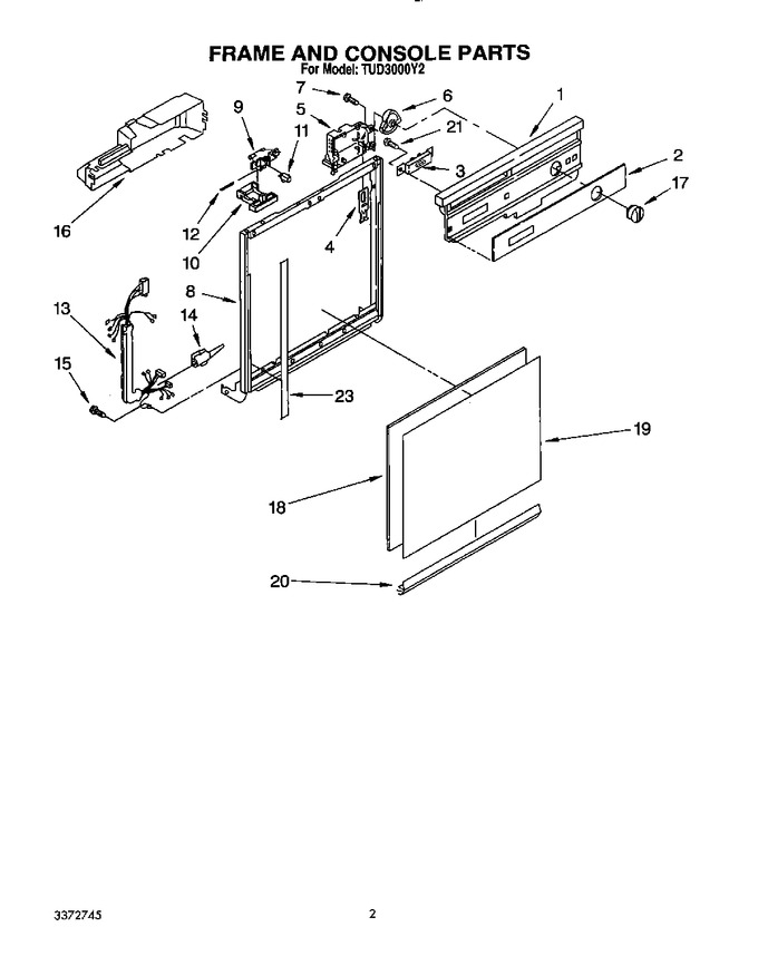 Diagram for TUD3000Y2