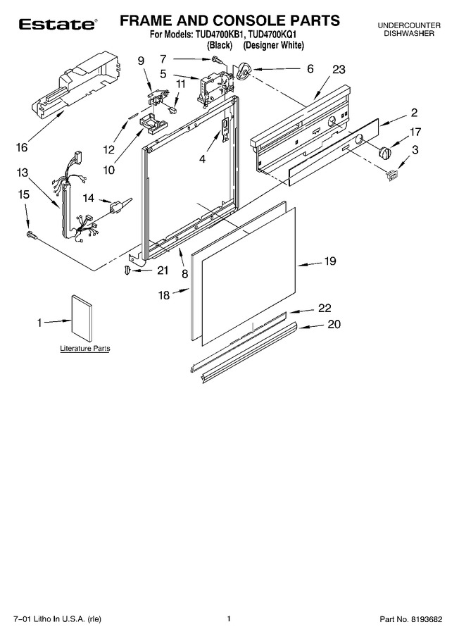 Diagram for TUD4700KB1