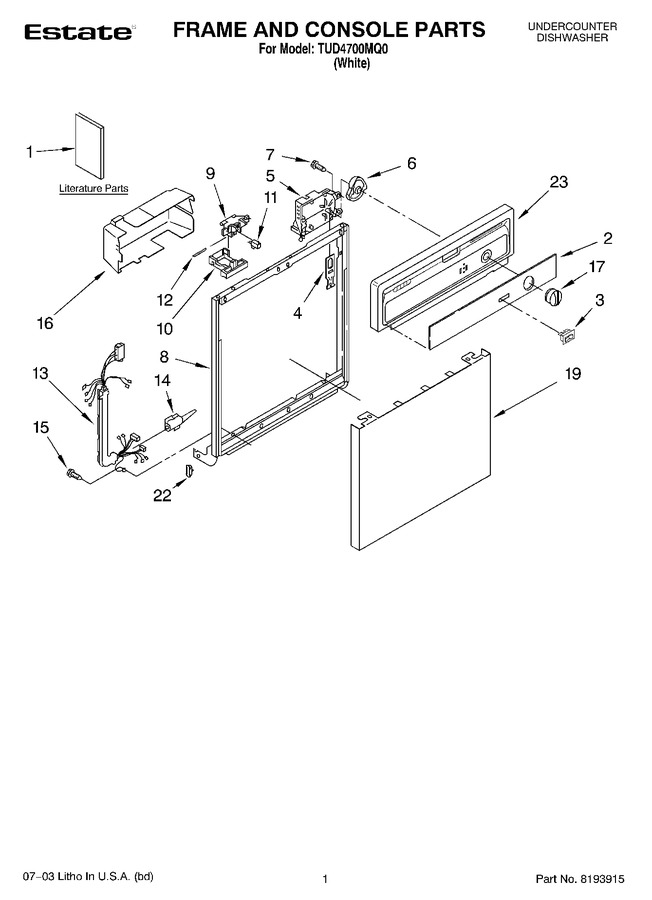 Diagram for TUD4700MQ0