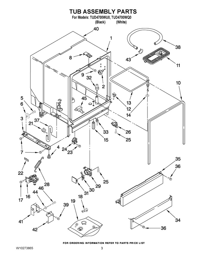 Diagram for TUD4700WU0