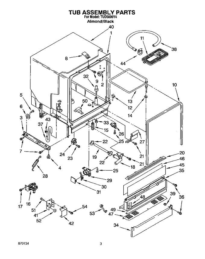 Diagram for TUD5000Y4