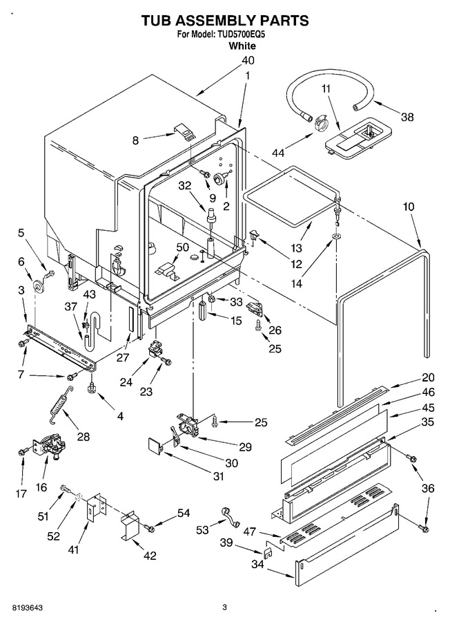 Diagram for TUD5700EQ5