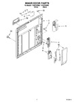 Diagram for 02 - Inner Door Parts