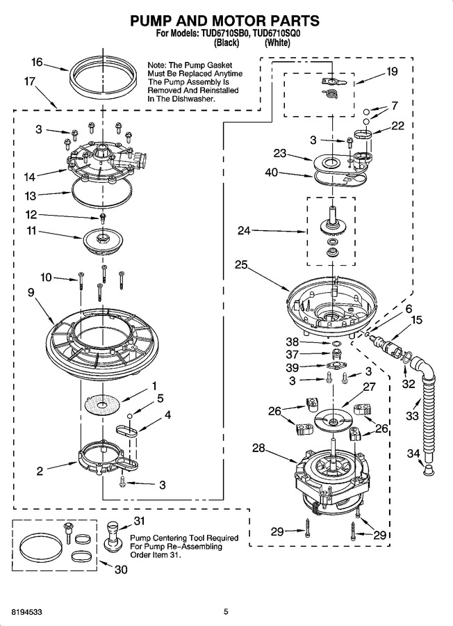 Diagram for TUD6710SB0