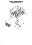 Diagram for 06 - Lower Dishrack Parts, Optional Parts (not Included)