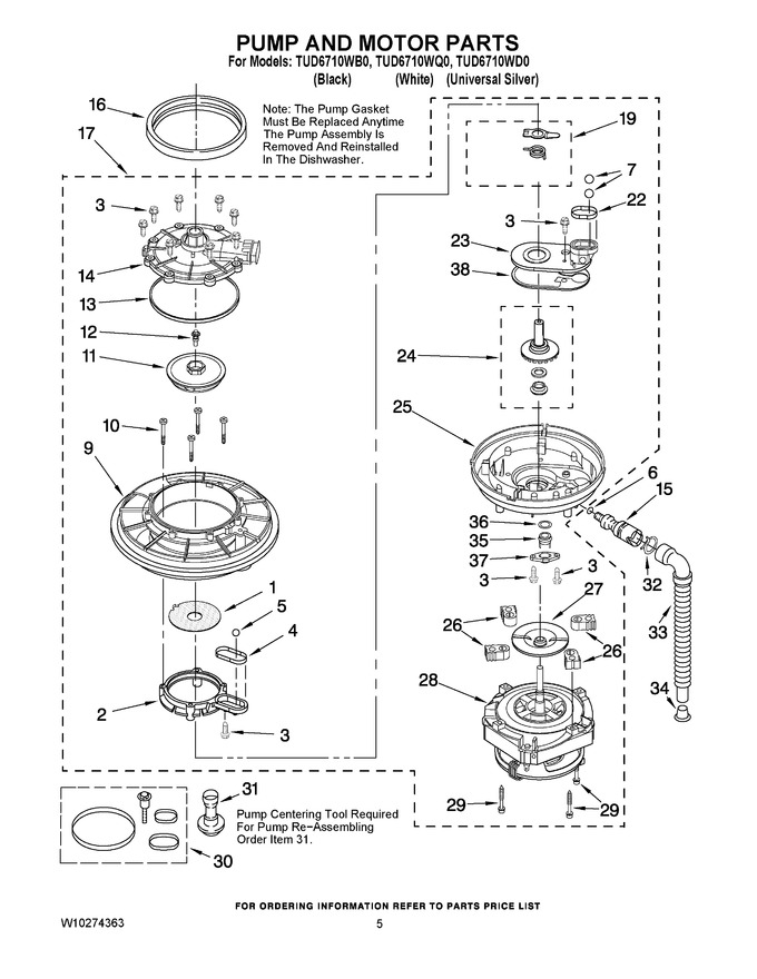 Diagram for TUD6710WB0