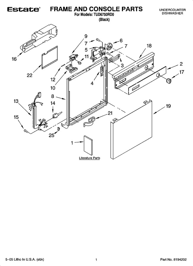 Diagram for TUD6750RD0