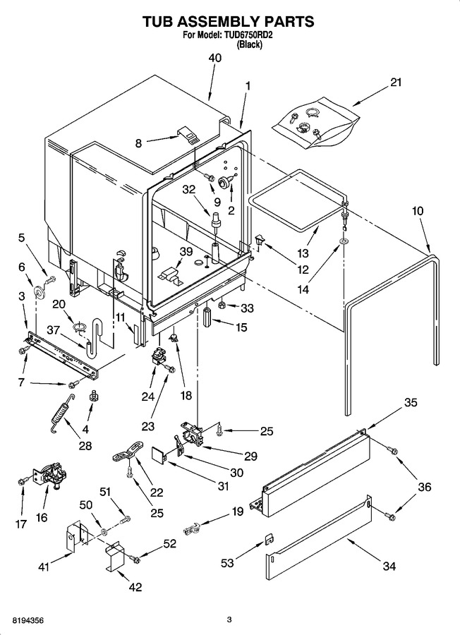 Diagram for TUD6750RD2