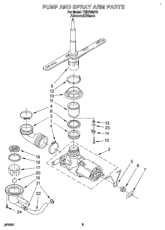 Diagram for TUD7000Y0