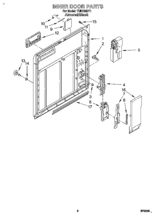 Diagram for TUD7000Y1