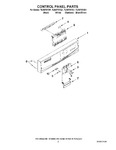 Diagram for 02 - Control Panel Parts