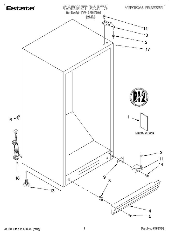 Diagram for TVF12FRGW01